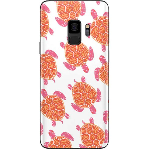 Cat Coq Sea Turtles Galaxy S9 Skin